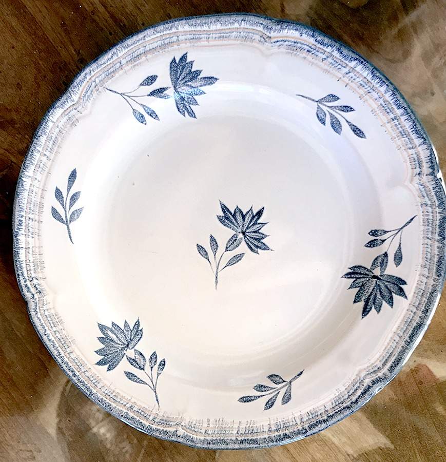 NDV13 Salad Plate by Niderviller (France)-1