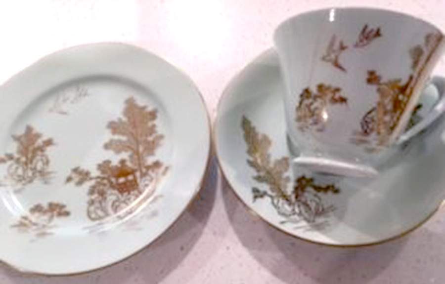 N4584 Footed Cup & Saucer Set by Noritake-1