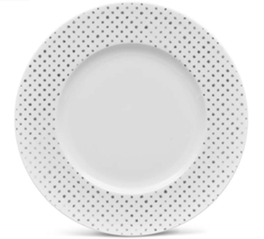 Hammock Grey Dinner Plate by Noritake-1