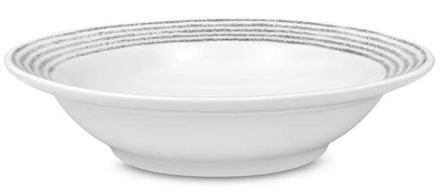 Hammock Grey Rim Fruit/Dessert (Sauce) Bowl by Noritake-1