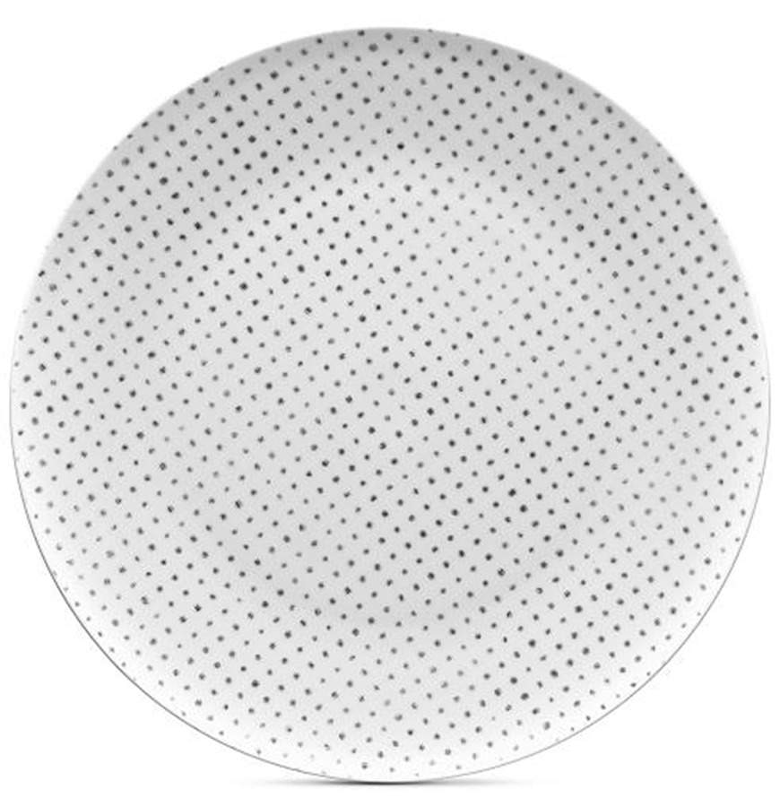 Hammock Grey Dinner Plate by Noritake-1