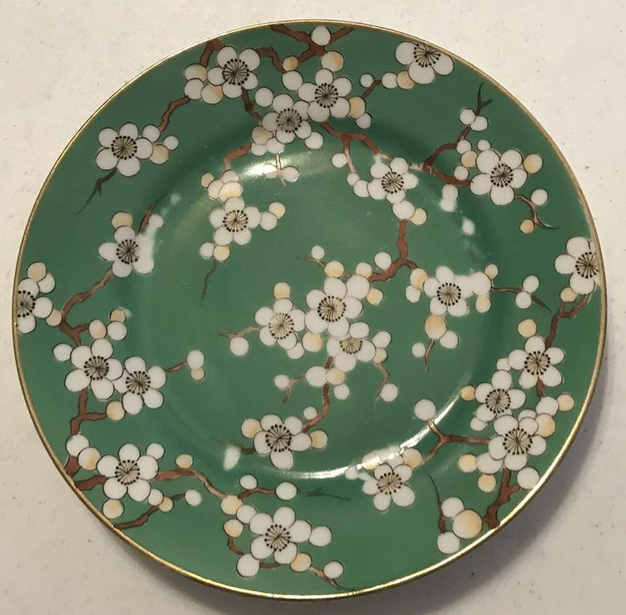 N772 Green Bread & Butter Plate by Noritake-1