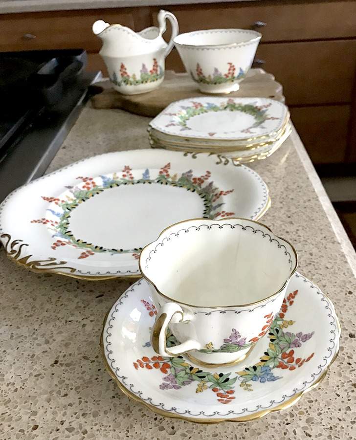 Kirby Footed Cup & Saucer Set by New Chelsea-1
