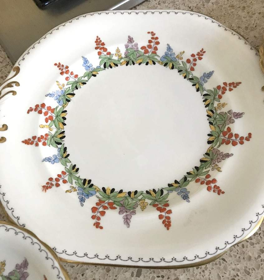 Kirby Square Handled Cake Plate by New Chelsea-1