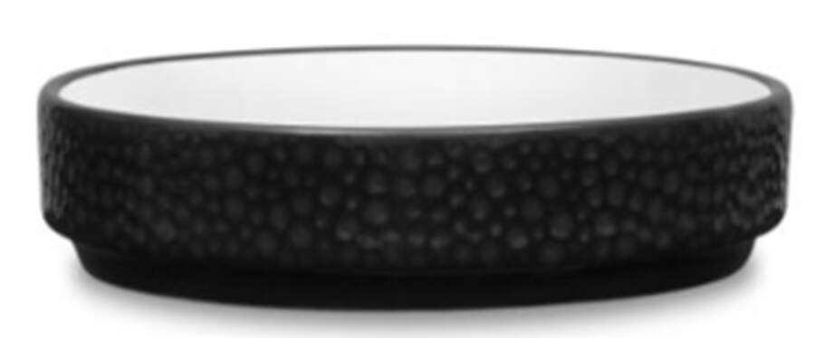 Colortex Stone Black 3" Mini Plate by Noritake-1