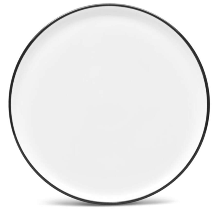 Colortex Stone Black 11" Chop Plate (Round Platter) by Noritake-1