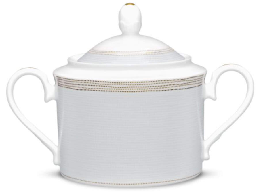 Linen Road Sugar Bowl & Lid by Noritake-1