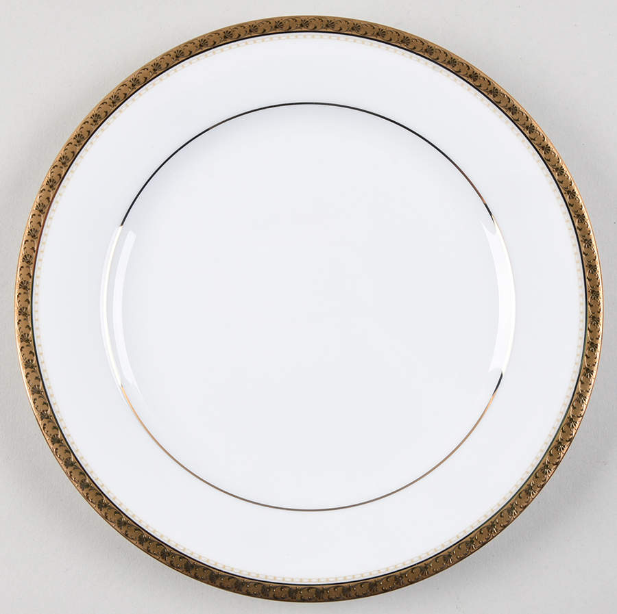 Charlotta Gold Salad Plate by Noritake-1