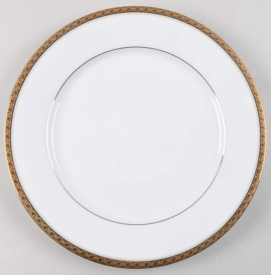 Charlotta Gold Dinner Plate by Noritake-1