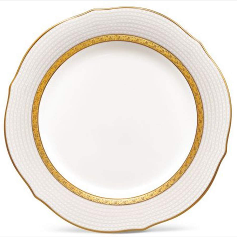 Charlotta Gold Accent Luncheon Plate by Noritake-1
