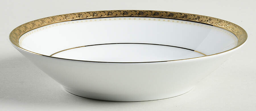 Charlotta Gold Fruit/Dessert (Sauce) Bowl by Noritake-1