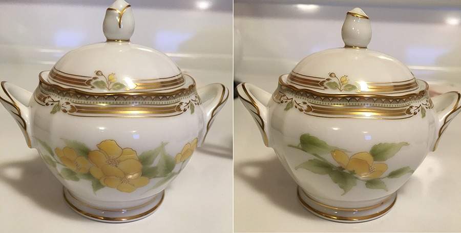 Gala Contessa Sugar Bowl & Lid by Noritake-1
