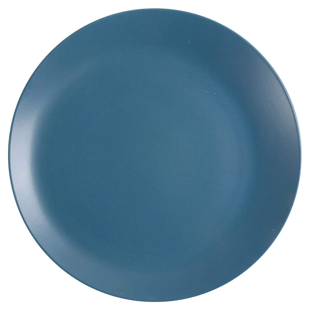 Orbit Aurora Blue Dinner Plate by Nambe-1