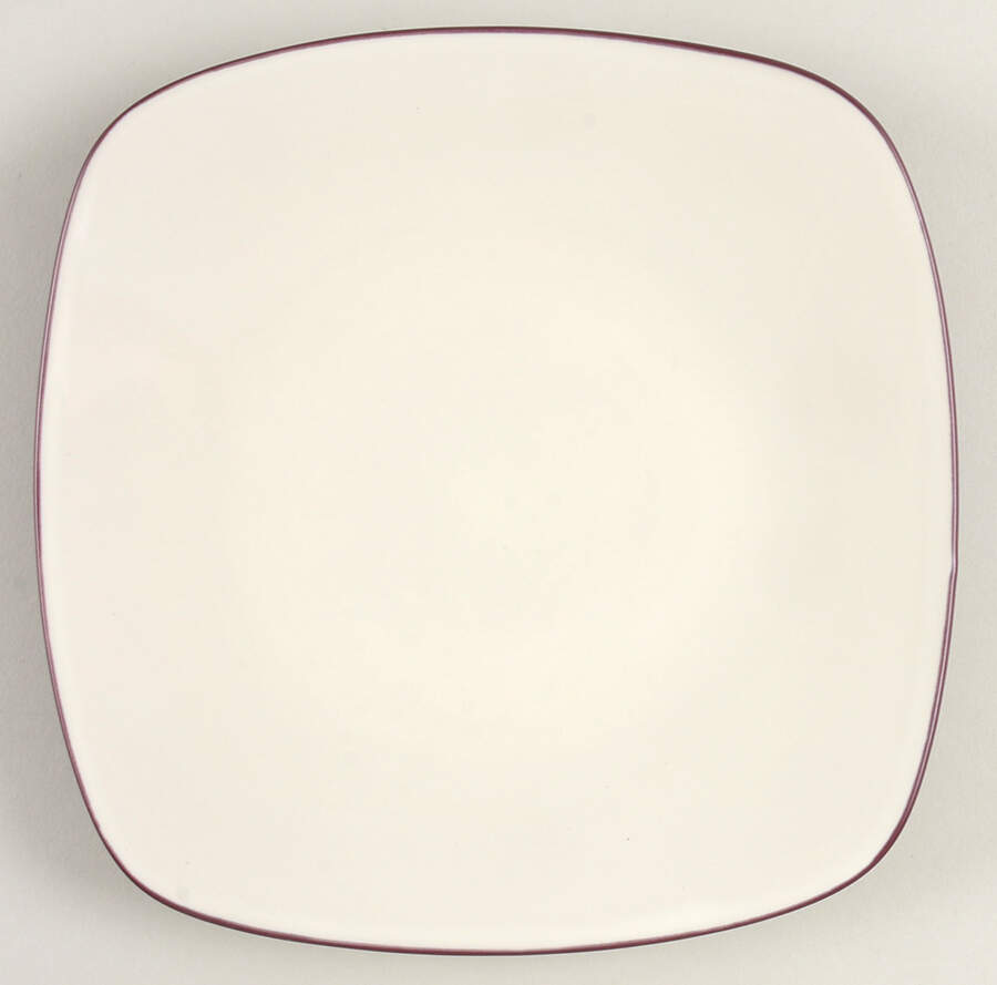 Colorwave Burgundy Square Salad Plate by Noritake-1