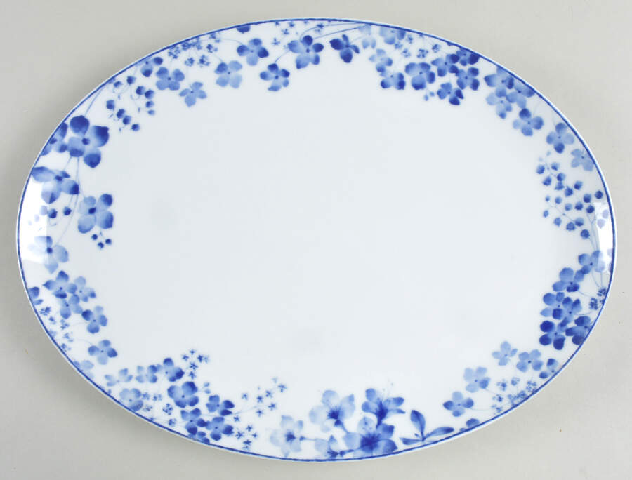 Bloomington Road 14" Oval Serving Platter by Noritake-1