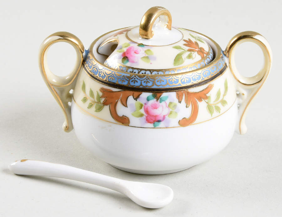 N5068 Mustard Jar & Lid with Spoon by Noritake-1