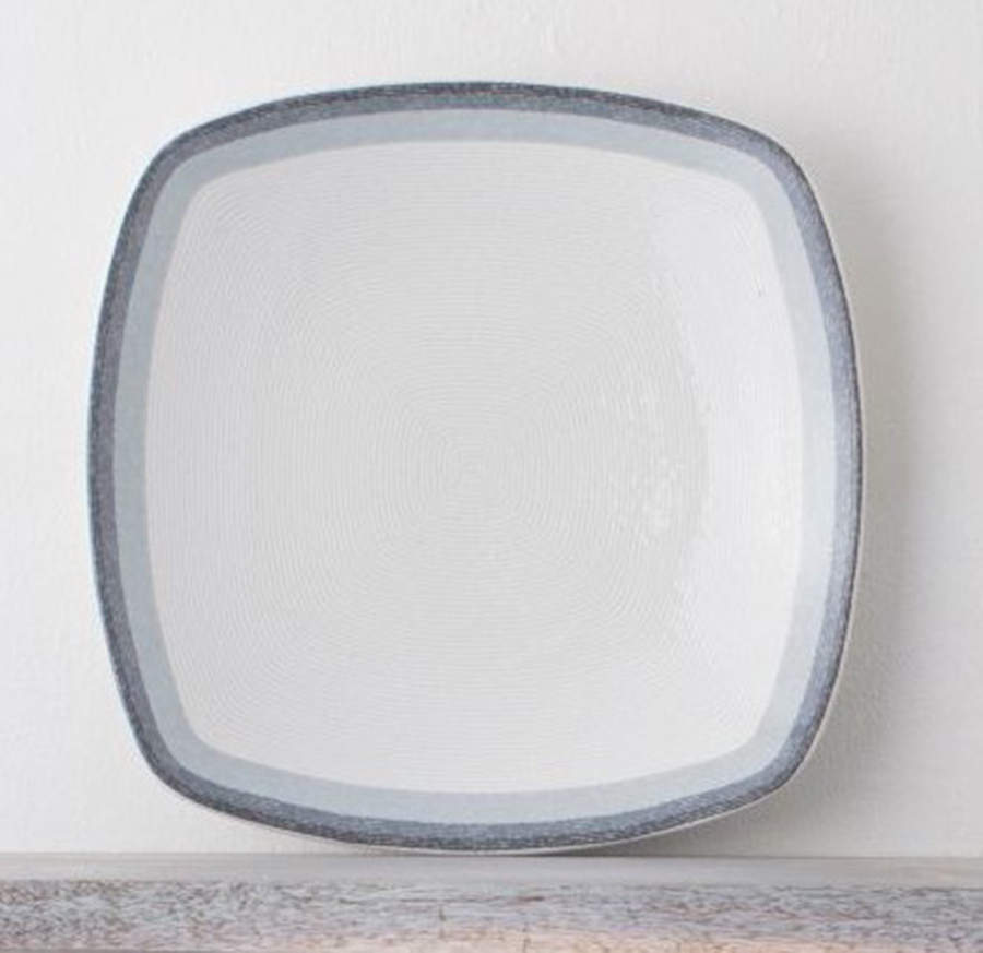 Colorscapes Layers Ash Square Dinner Plate by Noritake-1
