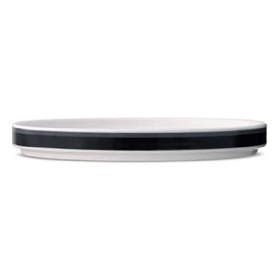 Colorstax Stripe Black Salad Plate by Noritake-1