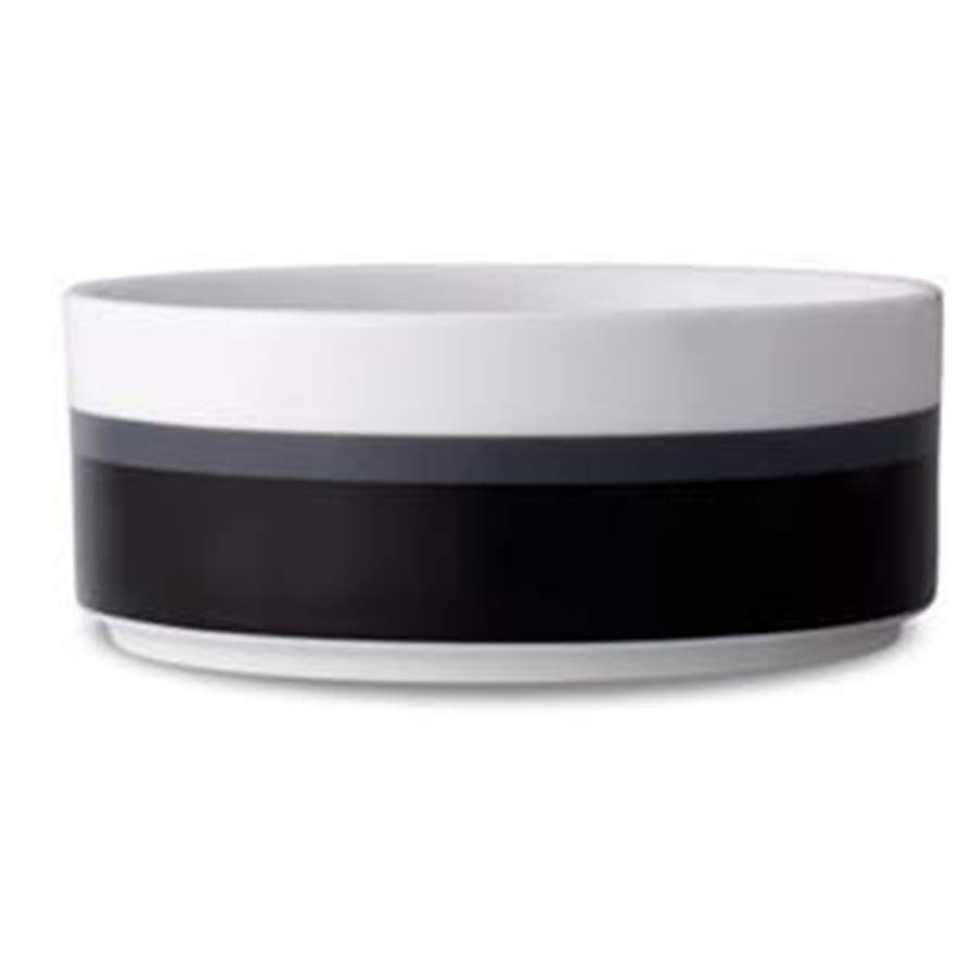 Colorstax Stripe Black Soup/Cereal Bowl by Noritake-1