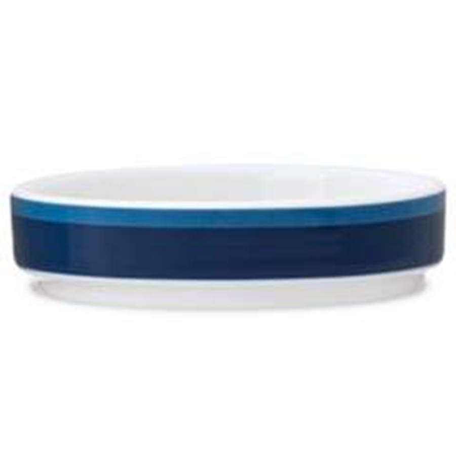 Colorstax Stripe Blue 3" Mini Plate by Noritake-1