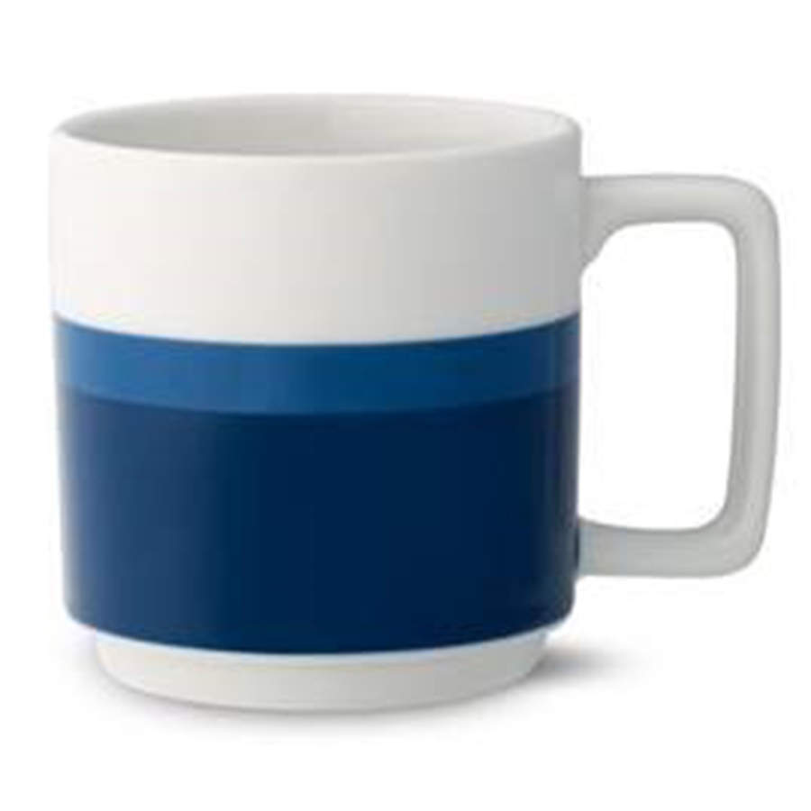 Colorstax Stripe Blue Mug by Noritake-1