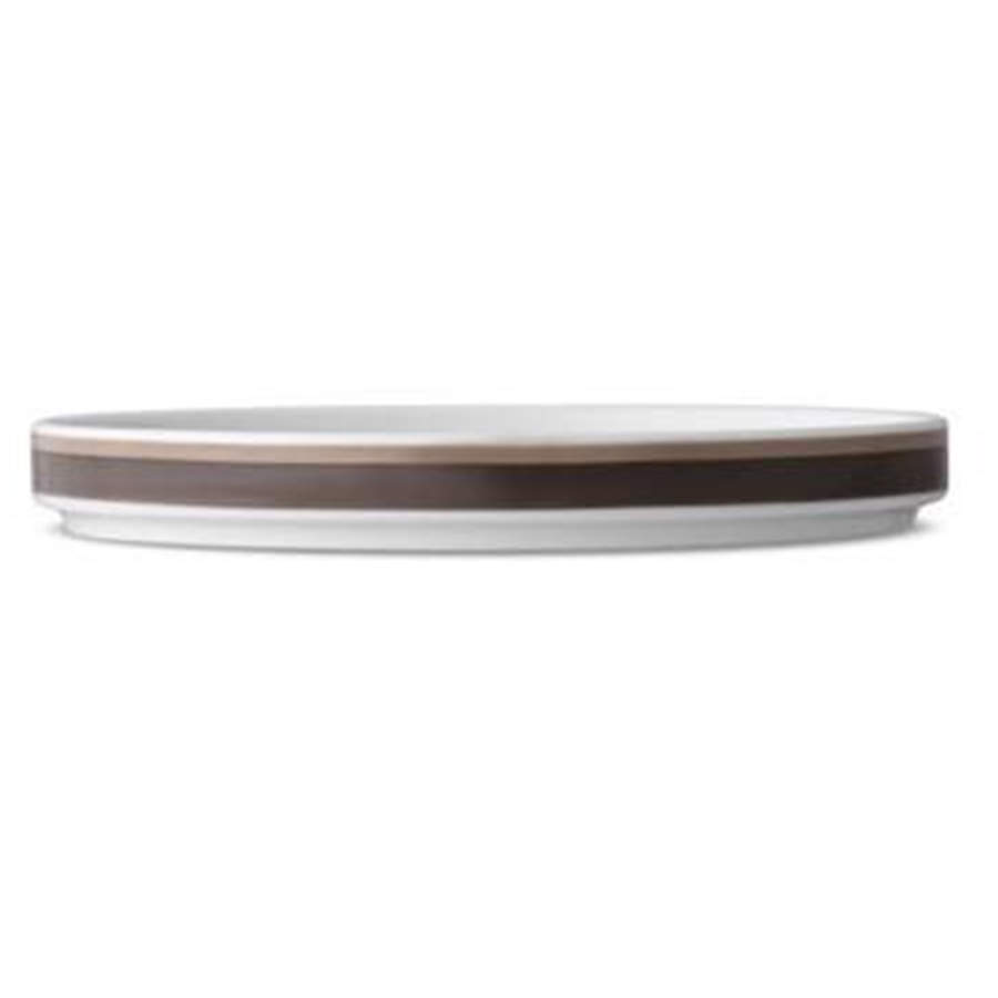 Colorstax Stripe Brown Salad Plate by Noritake-1