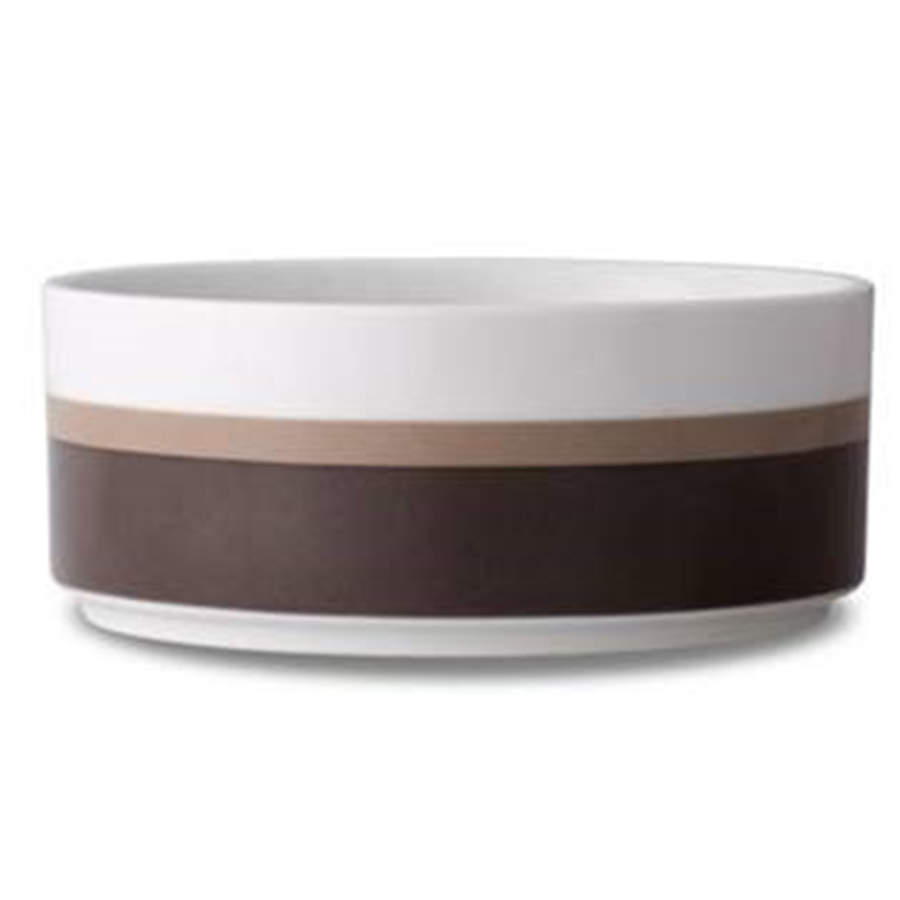 Colorstax Stripe Brown Soup/Cereal Bowl by Noritake-1