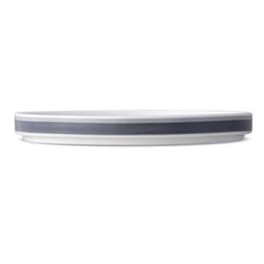 Colorstax Stripe Grey Salad Plate by Noritake-1