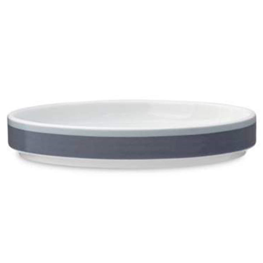 Colorstax Stripe Grey Bread & Butter Plate by Noritake-1