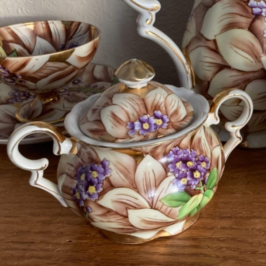 3-588 Sugar Bowl & Lid by Norleans-1