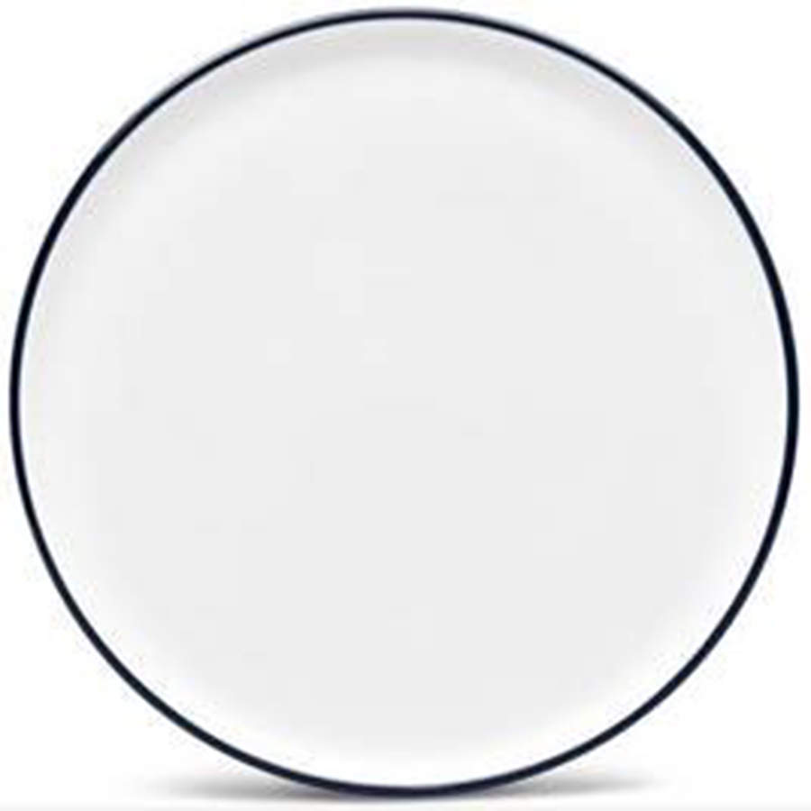 Colortex Stone Navy Blue 11" Chop Plate (Round Platter) by Noritake-1