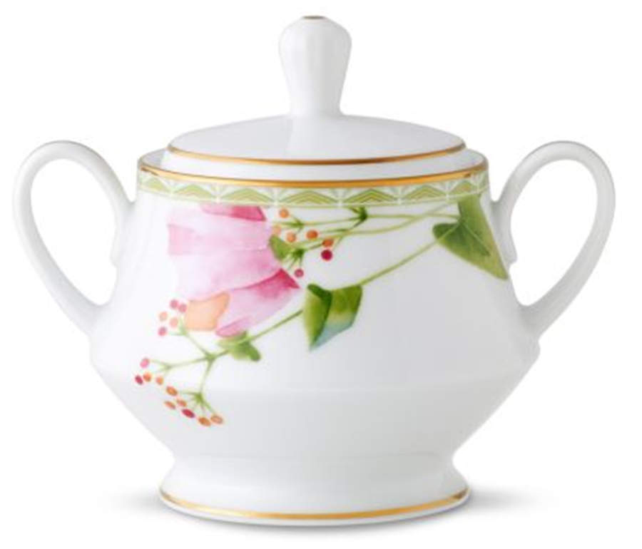 Poppy Place Sugar Bowl & Lid by Noritake-1