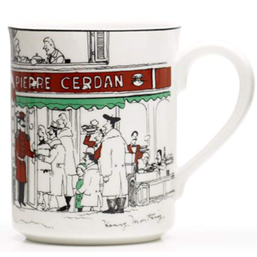 Le Restaurant Christmas Mug by Noritake-1