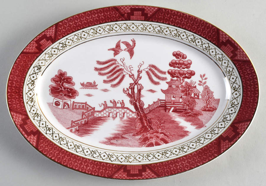 NIK133 12" Oval Serving Platter by Nikko-1