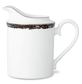 Black Rill Creamer by Noritake-1