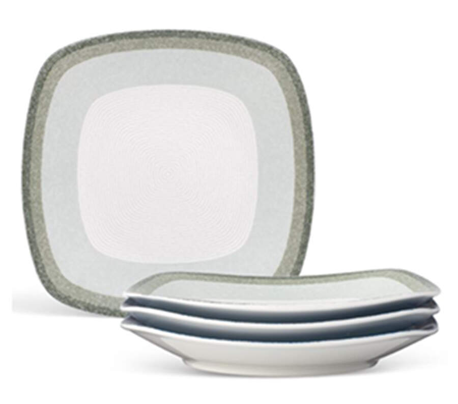 Colorscapes Layers Sage Square Salad/Dessert Plate by Noritake-1