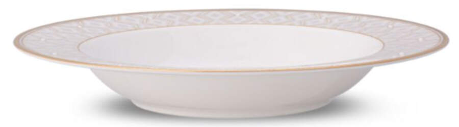 Noble Pearl Rim Soup Bowl by Noritake-1
