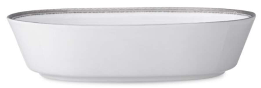 Whiteridge Platinum 9" Oval Vegetable Bowl by Noritake-1