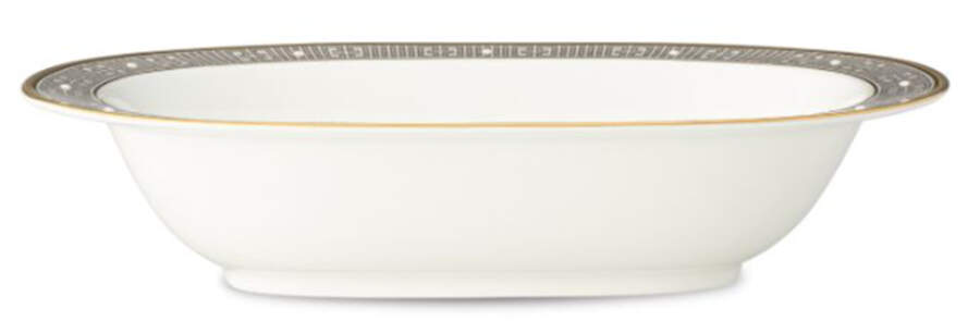 Infinity Bronze 10" Oval Vegetable Bowl by Noritake-1
