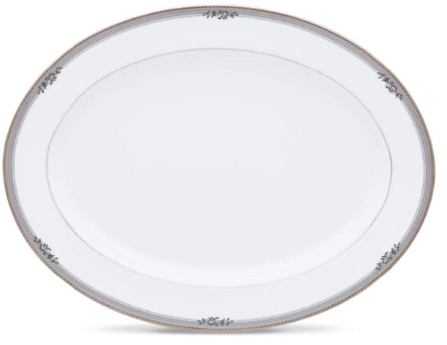 Laurelvale 14" Oval Serving Platter by Noritake-1