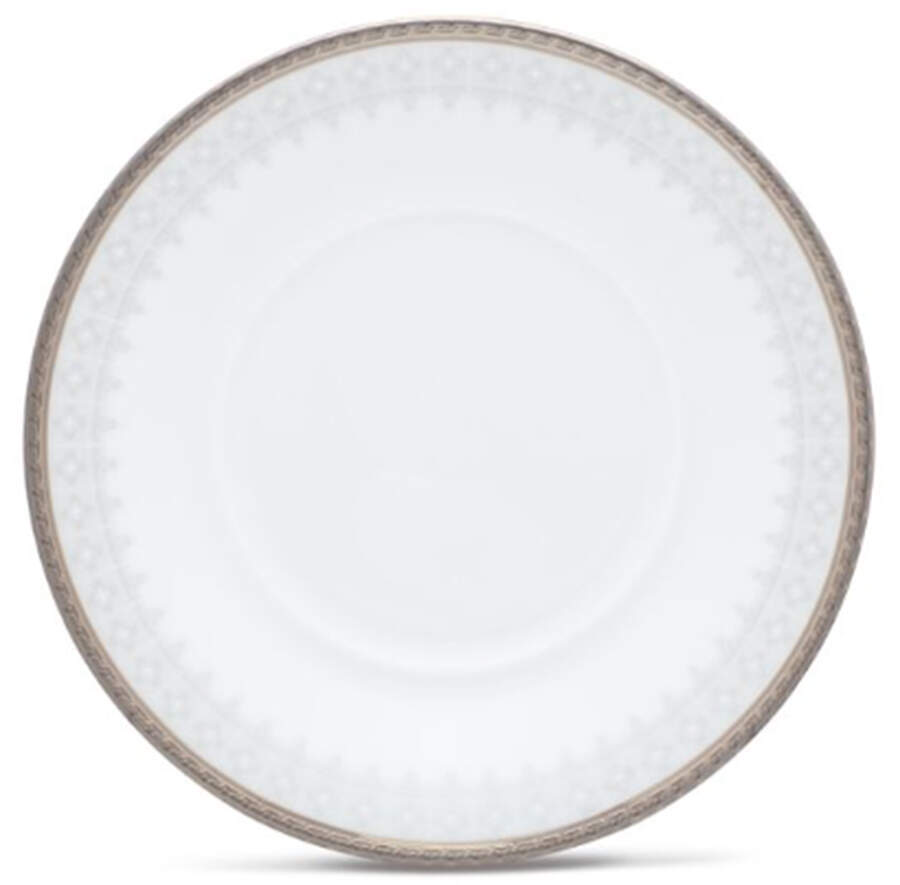 Silver Colonnade Saucer by Noritake-1