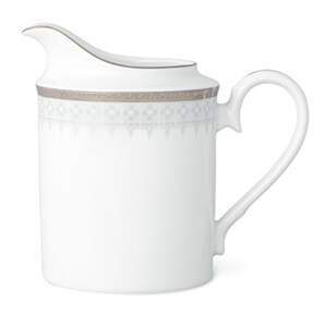 Silver Colonnade Creamer by Noritake-1