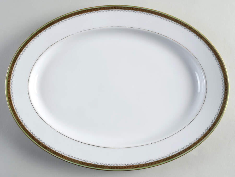 N5077 13" Oval Serving Platter by Noritake-1