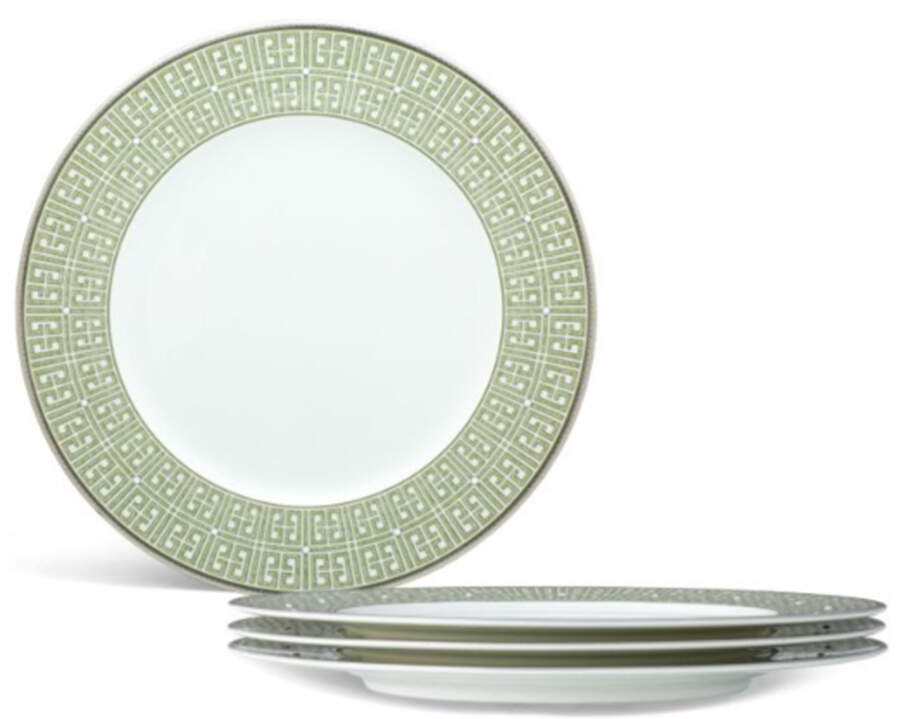 Infinity Green Platinum Dinner Plate by Noritake-1