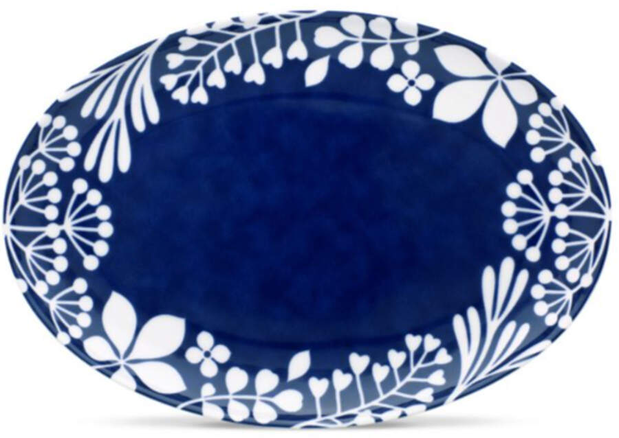 Bluefjord 16" Oval Serving Platter by Noritake-1