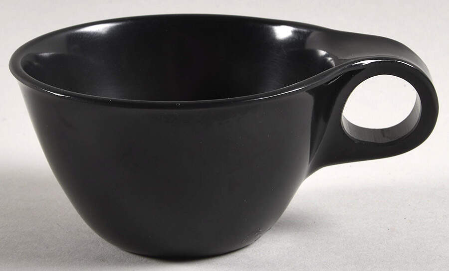 Residential-Russell Wright (Melmac) Flat Cup by Northern Chemical-1