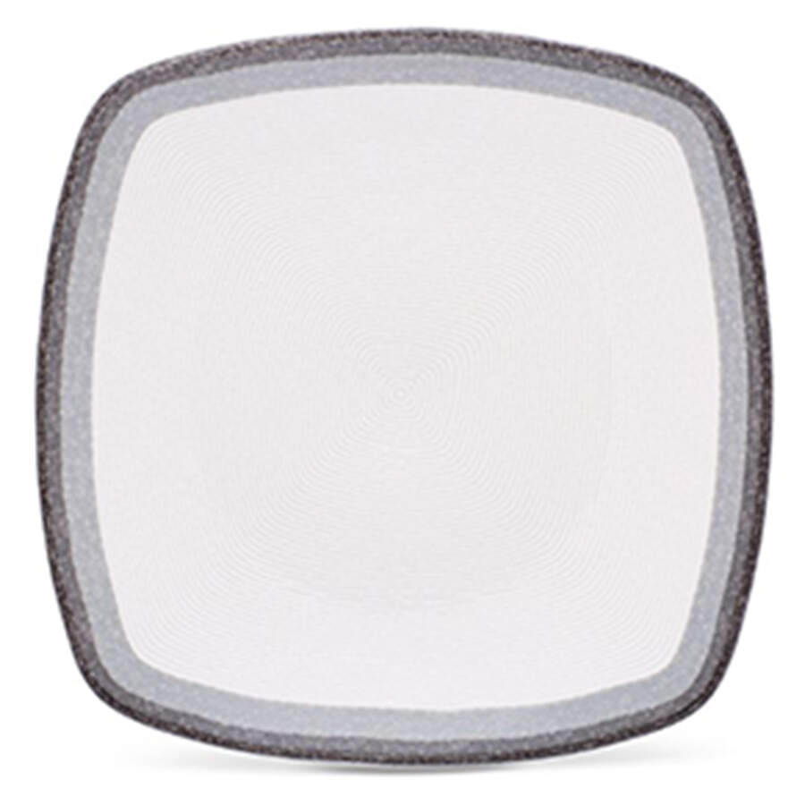 Colorscapes Layers Charcoal Square Dinner Plate by Noritake-1