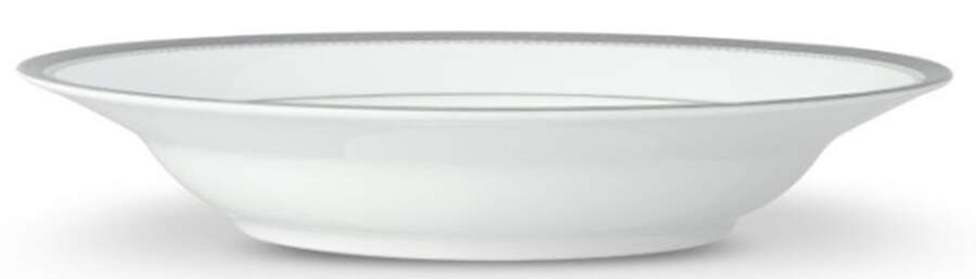 Charlotta Platinum Rim Soup Bowl by Noritake-1