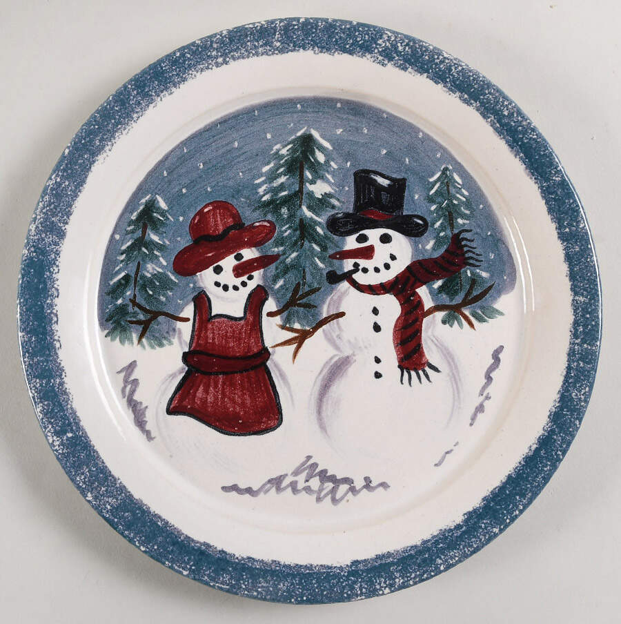 N4P1 Dinner Plate by Nichols Pottery Shop-1
