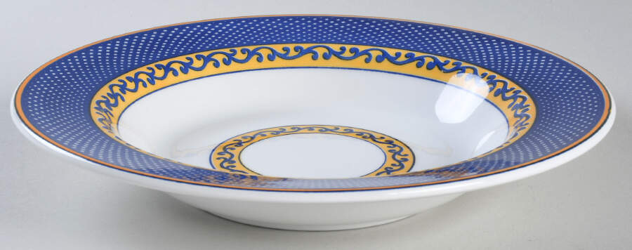 Venetian Scroll Rim Soup Bowl by Noble Excellence-1